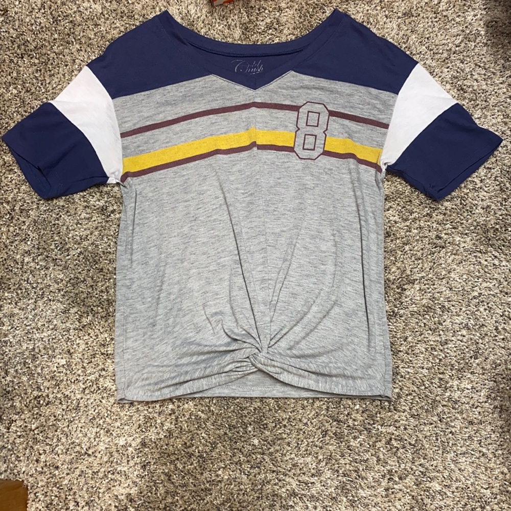 Tie front T-shirt
